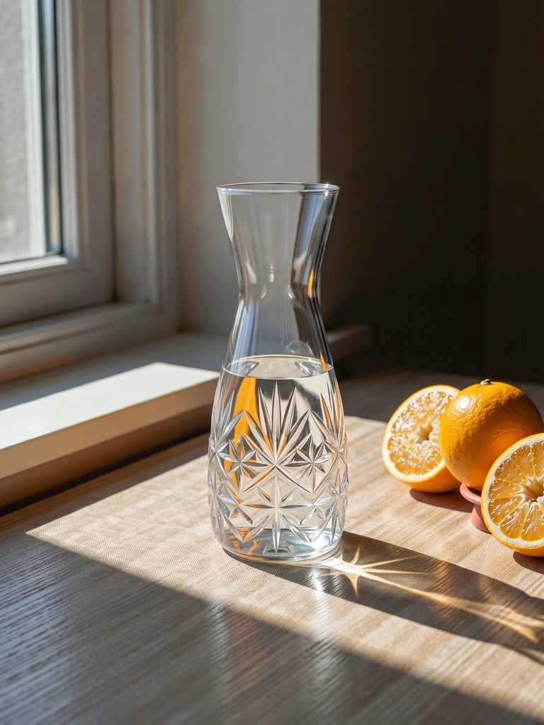 Eau et lumière matinale représentant la clarté